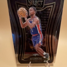 2024-25 Panini Select De'Aaron Fox Spurs #336 Mezzanine Level Basketball Card