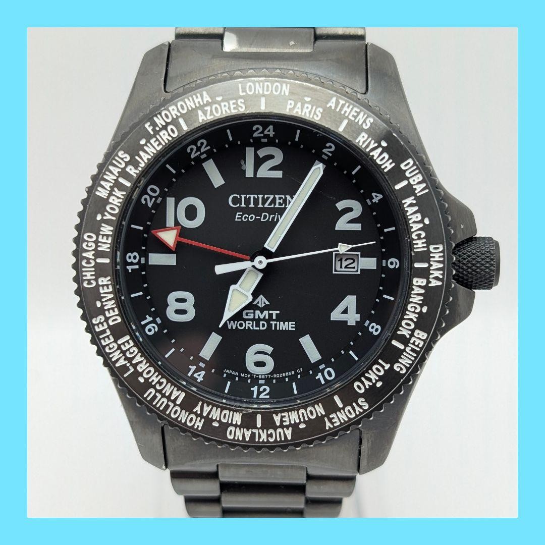 Citizen Promaster Land GMT Solar Quartz Watch 41mm Unisex wrist