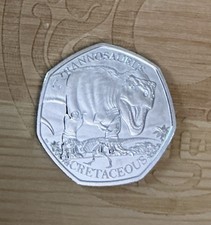 2024 Tyrannosaurus Dinosaur Fifty Pence Coin