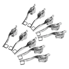 5 Pairs Metal Zipper Latch Slider Retainer Luggage Pull Replacement