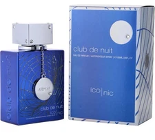 Club de Nuit Blue Iconic By Armaf Eau de Parfum Spray for Men 3..6 oz