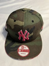 New York Yankees New Era 9Fifty Baseball Camo Pop MLB Snapback Adjustable Hat