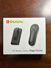 Syukuyu RF Remote Control Page Turner for Kindle, iPhone, iPad, E-book Reader