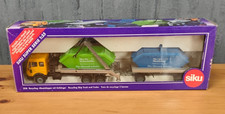 ♻️ SIKU 3516 Recycling-Absetzkipper mit Anhänger "Nur der Umwelt zu Liebe"📦 OVP
