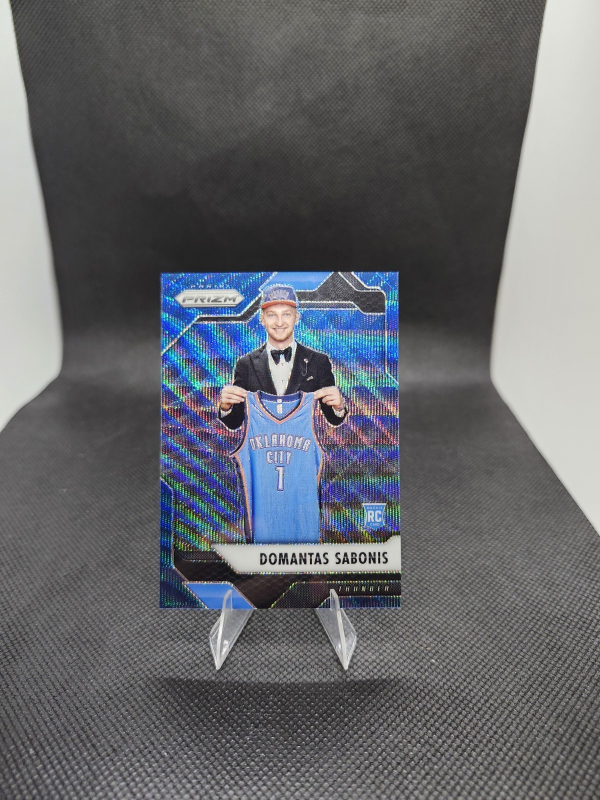 2016-17 Panini Prizm Domantas Sabonis #255 (RC) Blue Wave Prizm /99