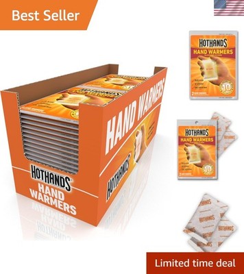 Hand Warmers - Long Lasting Safe Natural Odorless Air Activated Warmers - Up ...