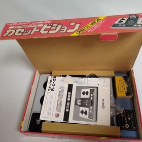 Junk EPOCH TV GAME Cassette Vision Console 1981 with Box & Manual No AC Adapter