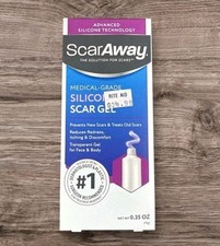 ScarAway Advanced Silicone Technology Skincare 100 Medical Grade Scar Gel NEW 