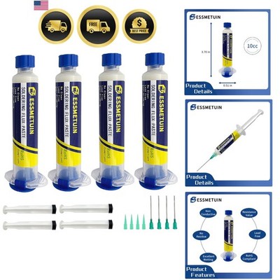 No Clean Soldering Flux Paste4Pack, Solder Flux For Electronics Soldering, Ti...