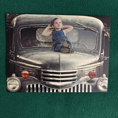 LIQUIDATING-Leanin  Tree Blank Greeting Card (Little Boy On Truck)