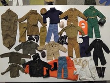VINTAGE ACTION MAN JOB LOT PALITOY CLOTHES, HATS,BOOTS ETC. VAM