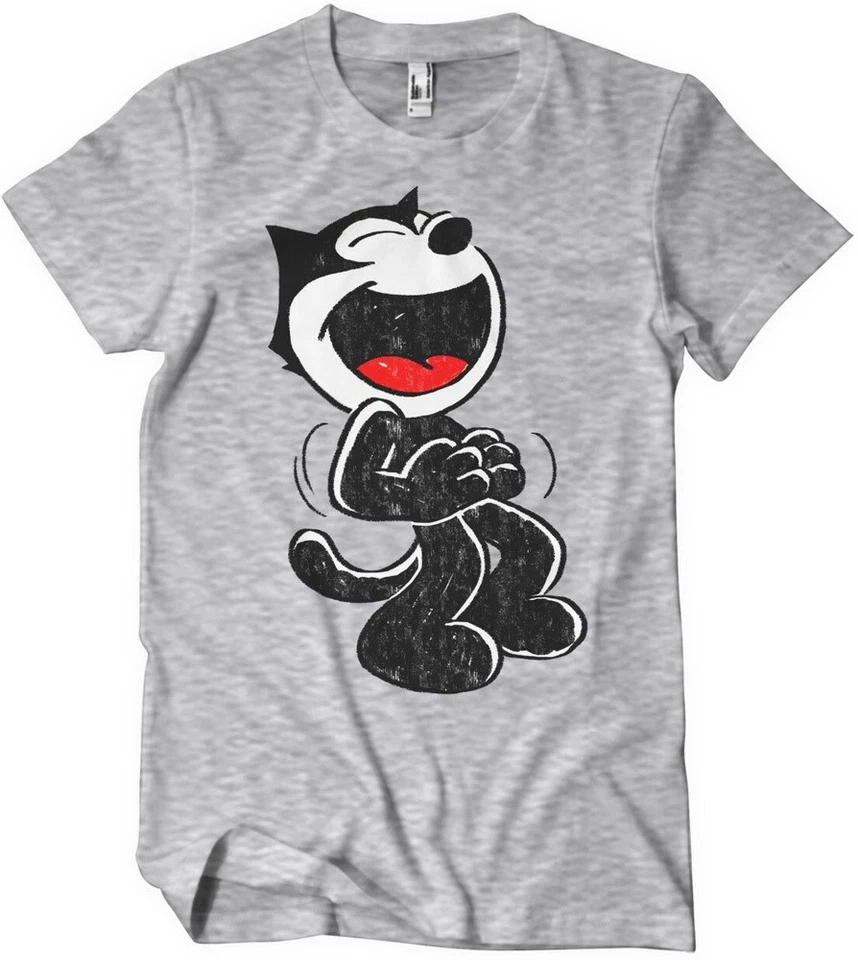 Felix the Cat T-Shirt Hand Drawn T-Shirt UV-1-FTC004-H91-16 - Bild 1 von 1