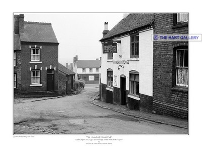 The Hundred House Pub Public House 1966, Lauge, Stourbridge, West Midlands Druck