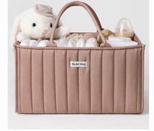 Baby Diaper Caddy Organizer Blush Pink
