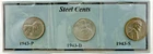 1943 Steal Cent Lot P, S, D