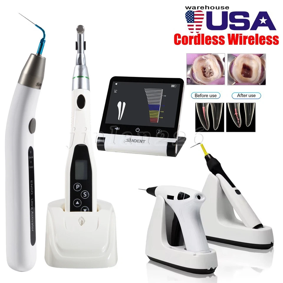 Sistema quirúrgico de motor de implante dental/motor endo/sistema de obturación pistola de pluma térmica Foto 2 de 2