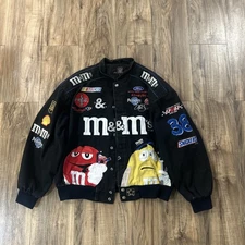 Vintage Jeff Hamilton M&M’s Elliott Sadler NASCAR Jacket - Size Men’s XL