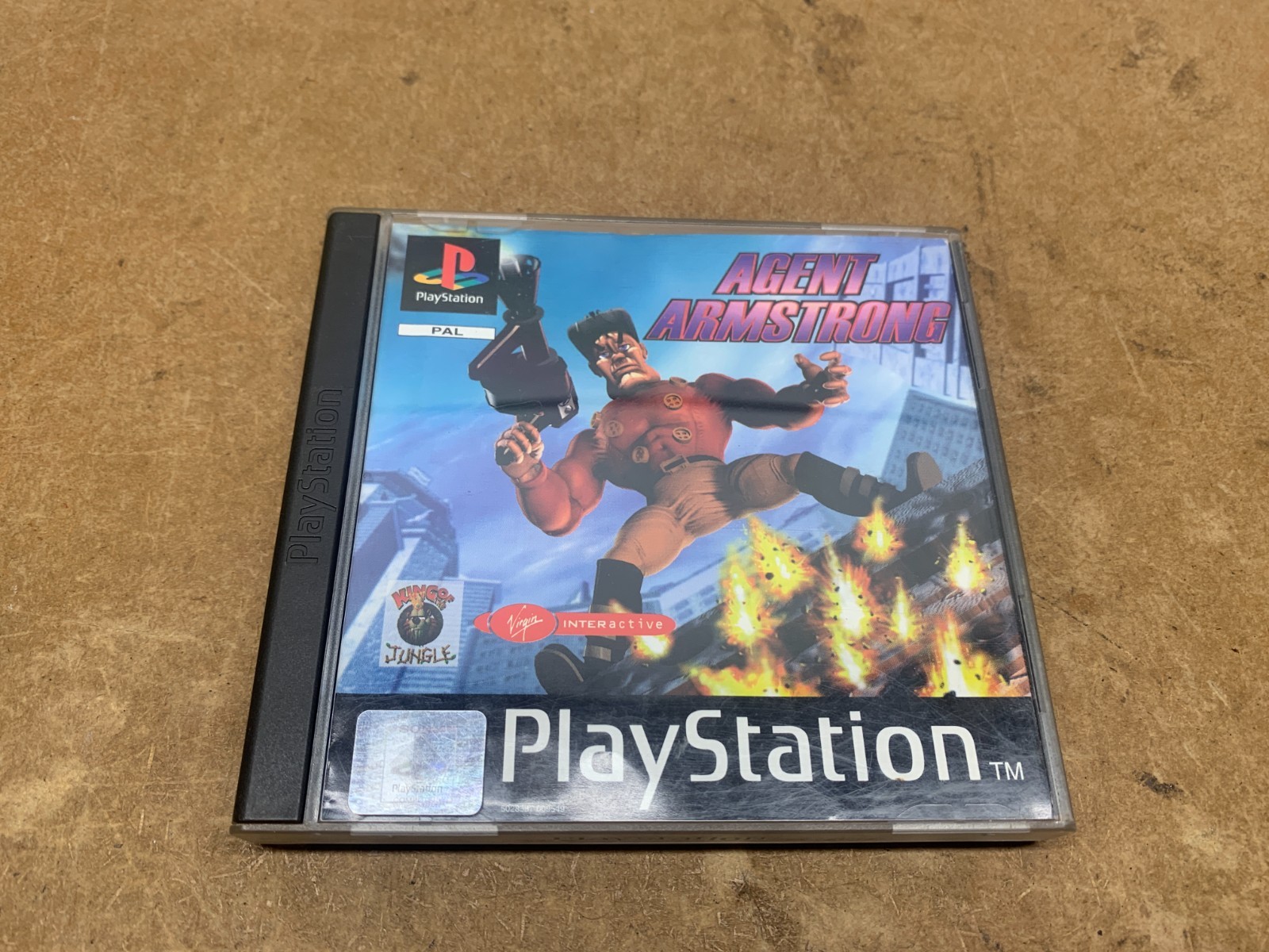 JEU SONY PLAYSTATION 1 PS1 AGENT ARMSTRONG COMPLET EN BOITE lc