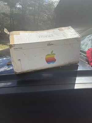 Apple Scribe Dot Matrix Color Printer for Apple IIc with Original Box & Manual