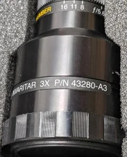 Melles Griot INVARITAR 43280-A3 3X Telecentric C-Mount Lens w/ Case