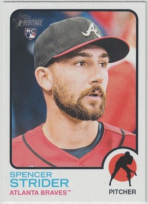 2022 Topps Heritage Spencer Strider #521 Rookie 