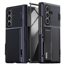 For Samsung Galaxy Z Fold 7 Case VRS [Terra Guard Modern Go] Card Wallet & 360