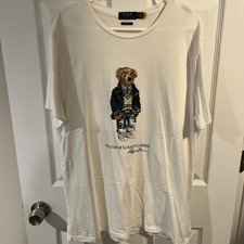 Polo Bear by Ralph Lauren White Custom Slim Fit XL