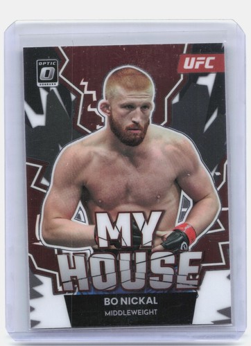 Bo Nickal [Purple] #20 2023 Panini Donruss Optic UFC My House card