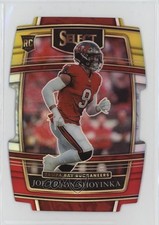 2021 Panini Select Concourse Red & Yellow Prizm Die-Cut Joe Tryon-Shoyinka 10jt