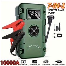 10000A 7-in-1 Car Jump Starter with Air Pump - 150PSI Tire Inflator