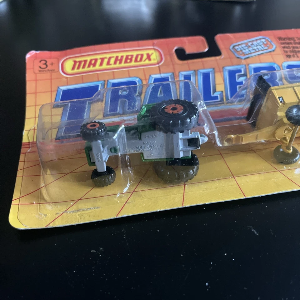 Matchbox Trailers Two Pack TP108 Ford Tractor and Hay Trailer. NIP - Image 2 of 4