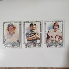 2025 Allen And Ginter Topps X3 Card Schmidt #40/Puckett #323/George Brett HOF's