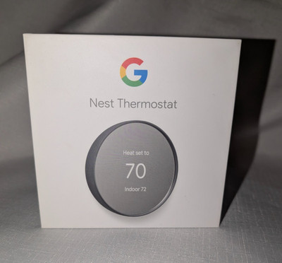Google Nest Smart Thermostat, Charcoal - G4CVZ-US