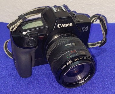 Canon EOS 650 analoge Spiegelreflexkamera,Objektiv Canon Zoom EF 35-70mm
