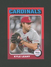 2024 Topps Heritage #344 Kyle Leahy Red Border
