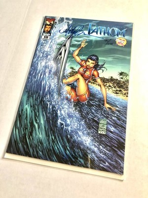 Fathom 10 DF LTD Ed. Signed TURNER Jan 2000 Image Perfect 10 Variant Holo Sealed