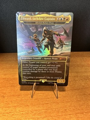 Edward, Jackdaw Captain ( Admiral Beckett Brass ) FOIL - NM - ENG - Secret Lair 