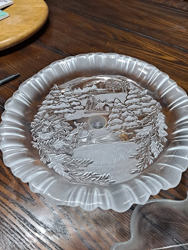 2 platos de Navidad vintage Mikasa y plato BON BON Foto 3 de 4