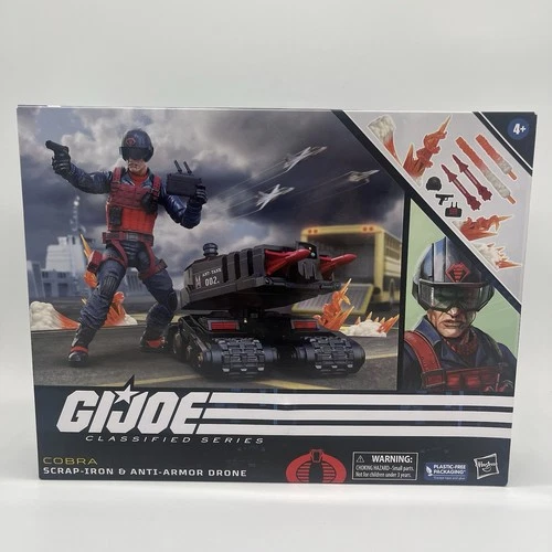 Hasbro GI Joe Classified Series Scrap Iron & Anti Armor Drone 74 Action Figure