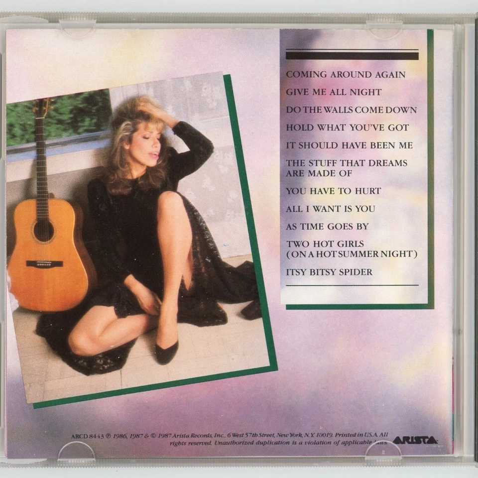 Vintage 80”s 1987 Carly CD Coming Around Again Arista Records Foto 2 de 4