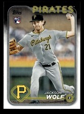 JACKSON WOLF RC 2024 Topps Series 2 #523 Pittsburgh Pirates