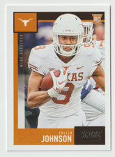 2020 Score Football #418 Collin Johnson RC - Texas Longhorns