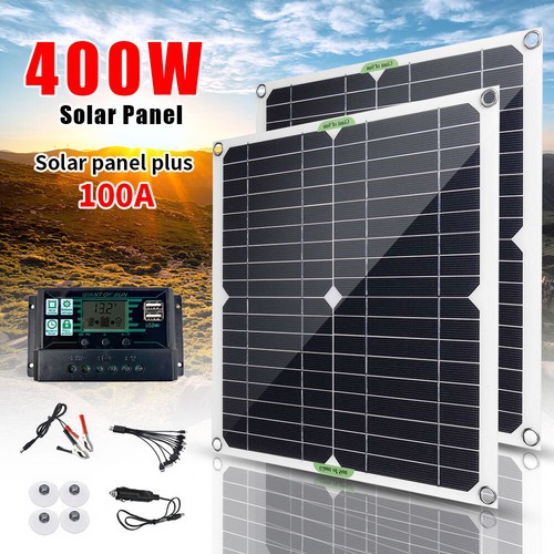 800W Solar Panel Kit 12V Battery Charger w/ 100A Controller Caravan