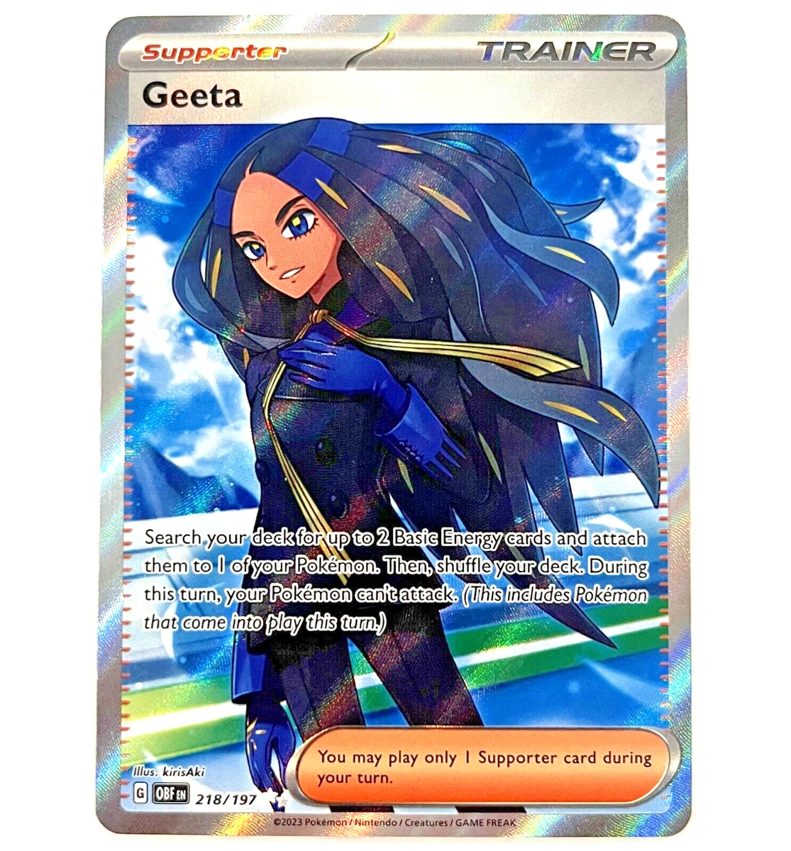 geeta pokemon trainer card Geeta Pokémon TCG Cards for sale