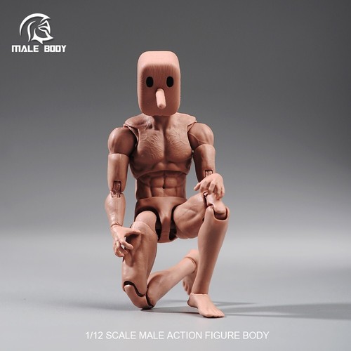 NOTAMAN NT-01 1/12 Male Strong Flexible Musclular 6'' Action Figure Body Toys - Picture 10 of 18