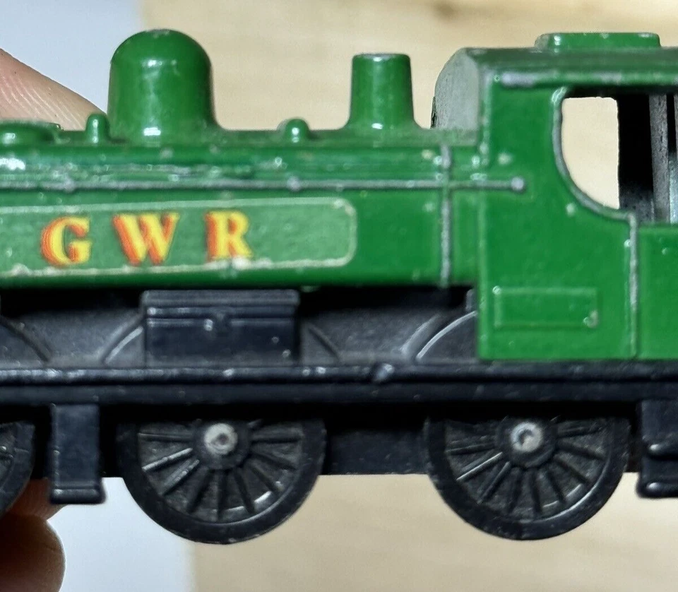 VTG 1978 Matchbox Superfast Green Pannier Tank Loco Train GWR Locomotive See Pic - Image 4 of 4