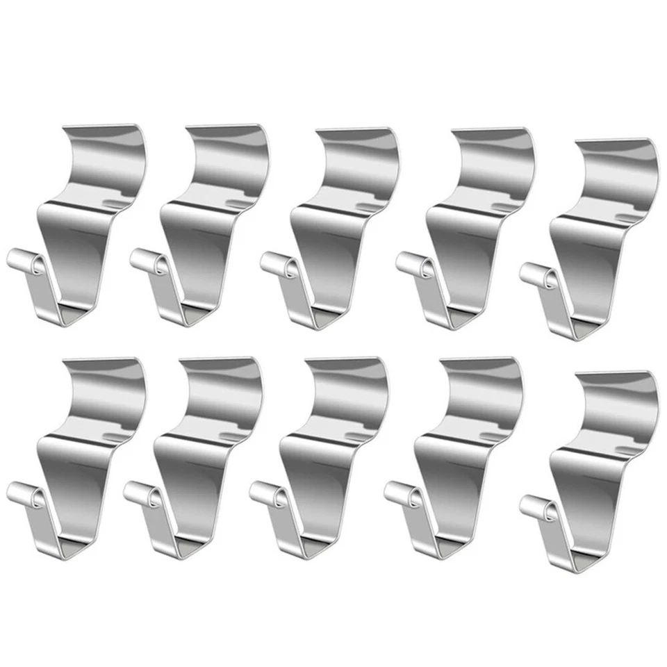 Ganchos de revestimiento de vinilo para colgar clips de tablero en forma de S de rendimiento de alta resistencia Foto 3 de 4