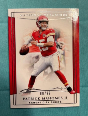 2018 Panini National Treasures #45 Patrick Mahomes /HOT STAR & SUPER CLEAN