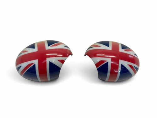 Mini Cooper Mirror Cap Union Jack Pair with w/ PF 2007-2016 R5x R6x 479