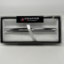 Sheaffer Taranis Black and Chrome Ballpoint Pen with Gift Box N2944451